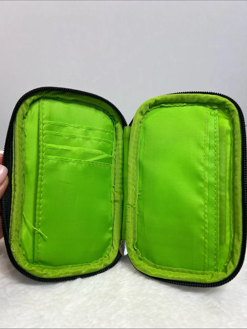 Scout Green & Blue Pattern Wristlet Wallet Clutch
